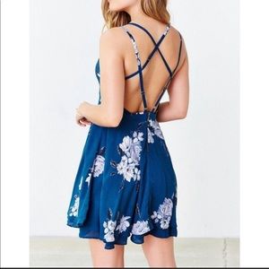 Kimchi Blue Scarlet Floral Dress by Urban Outfitters